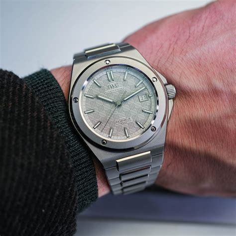 iwc ingenieur small wrist|IWC ingenieur automatic titanium.